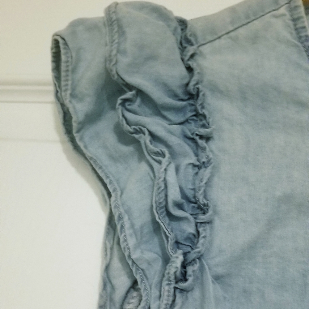Chambray Blue Casual dress Size S S - Picture 5 of 9